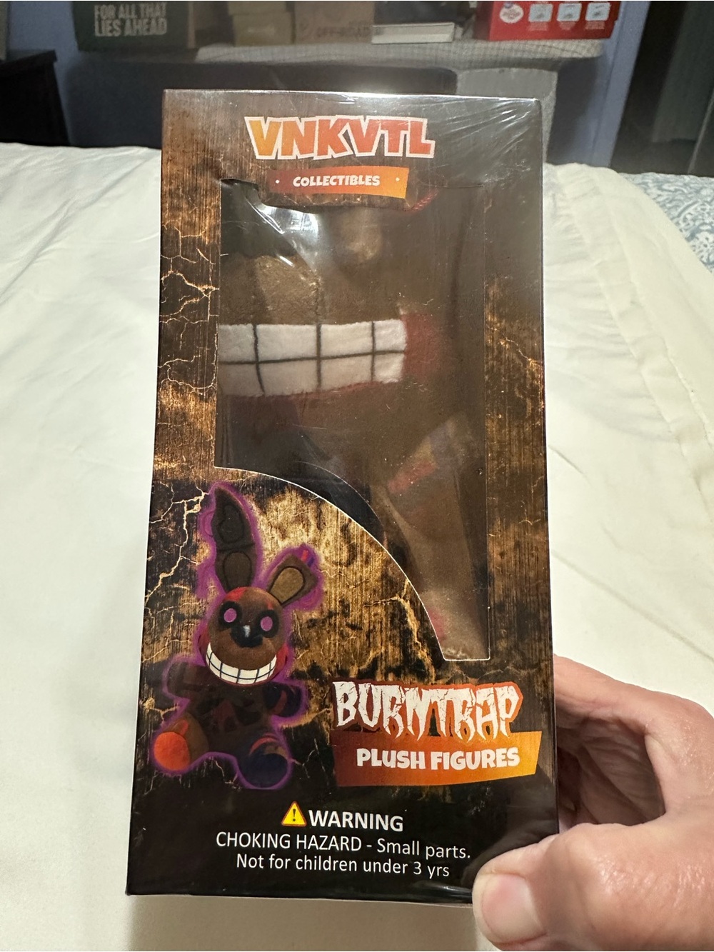 VNKVTL Burntrap Plush Figure - Purple, Black, Orange, White 7 inch